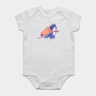 Robot Box Kitty Baby Bodysuit